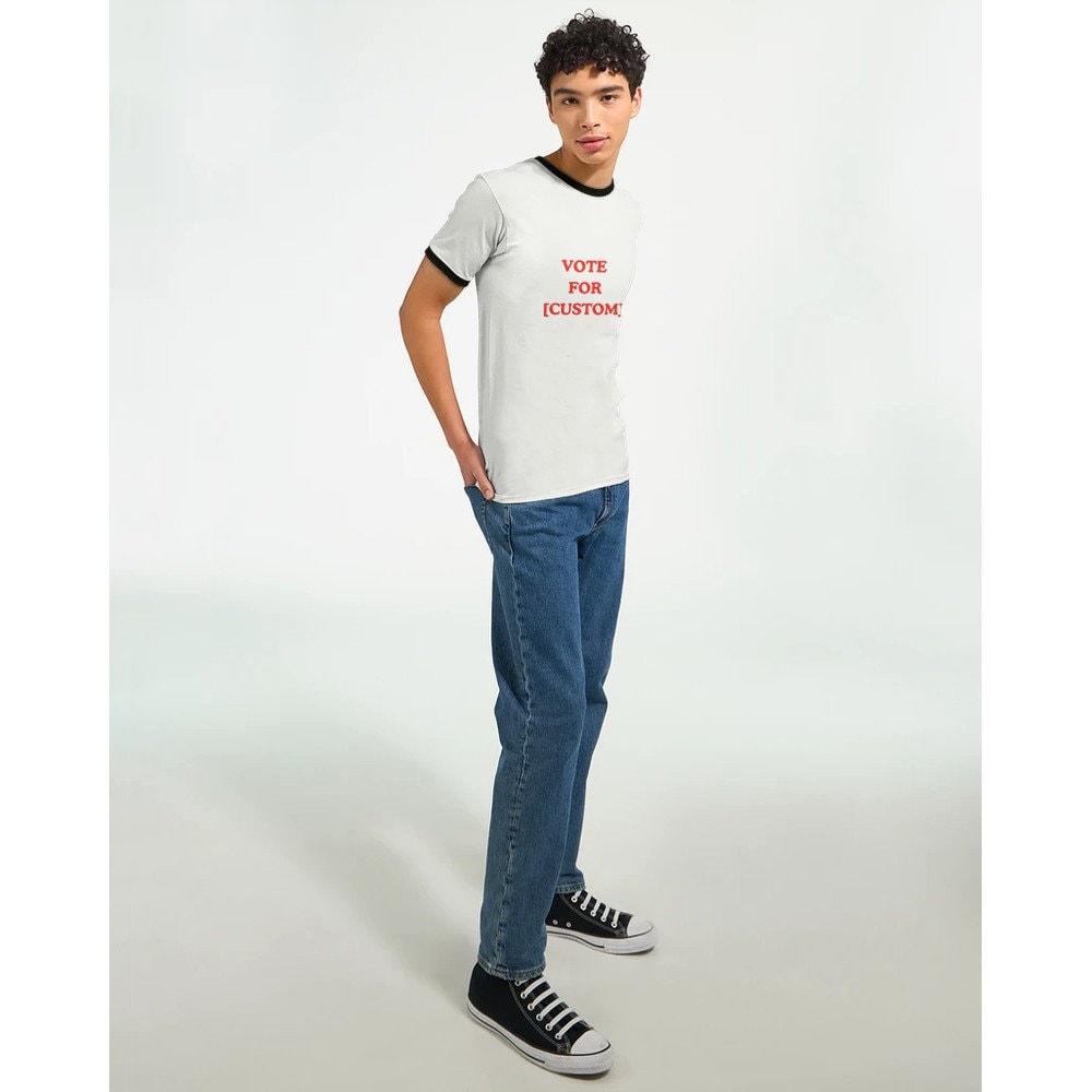 Camiseta con anillo "Vote For" personalizable unisex