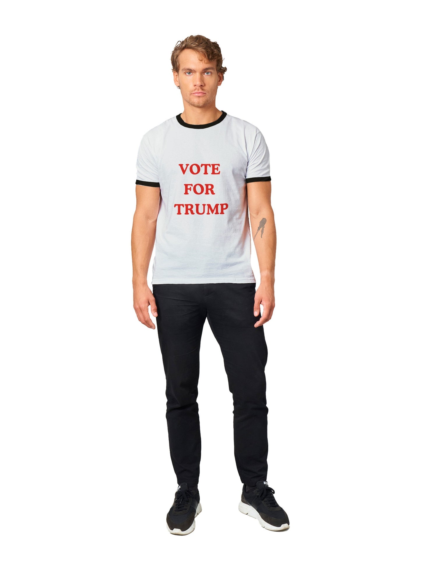 Camiseta con anillo "Vote For" personalizable unisex