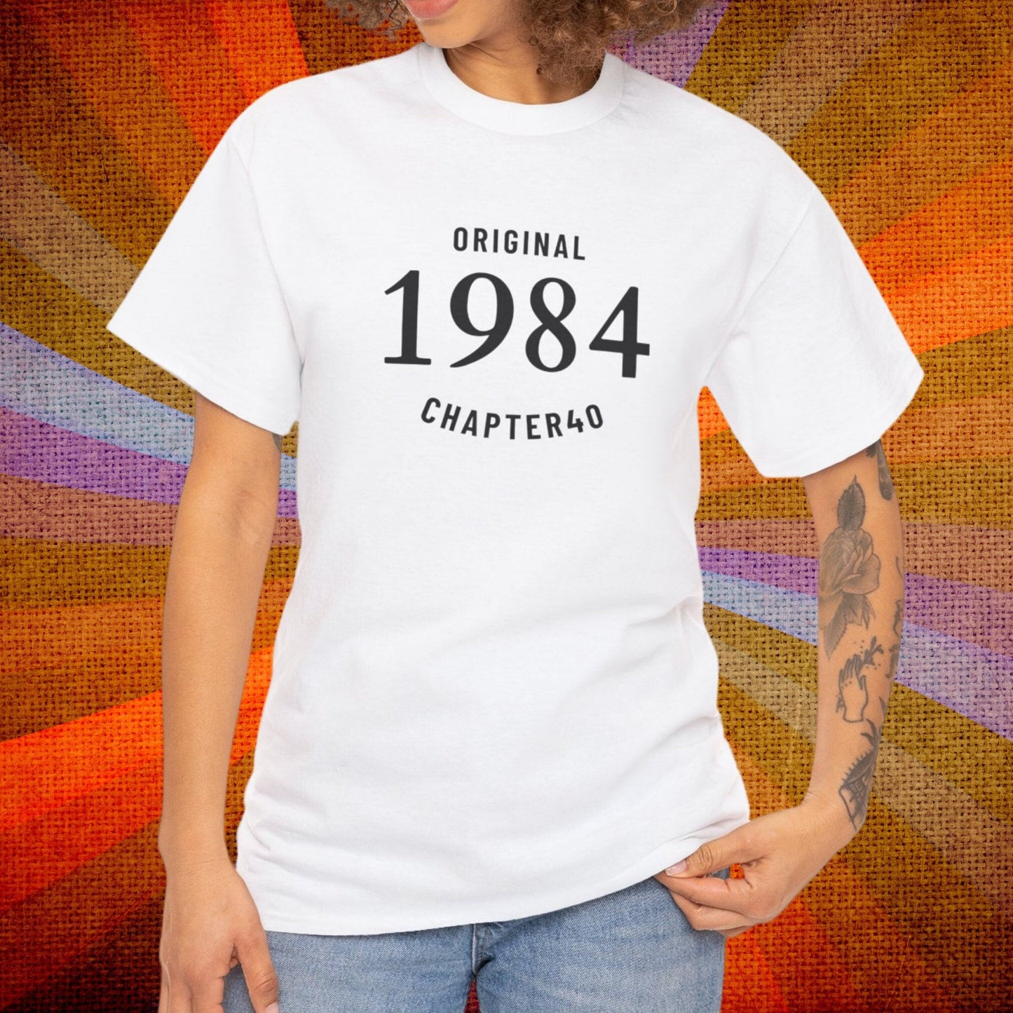 Camisa única para el 40 cumpleaños: regalo ideal para él y para ella | Edición limitada 1984