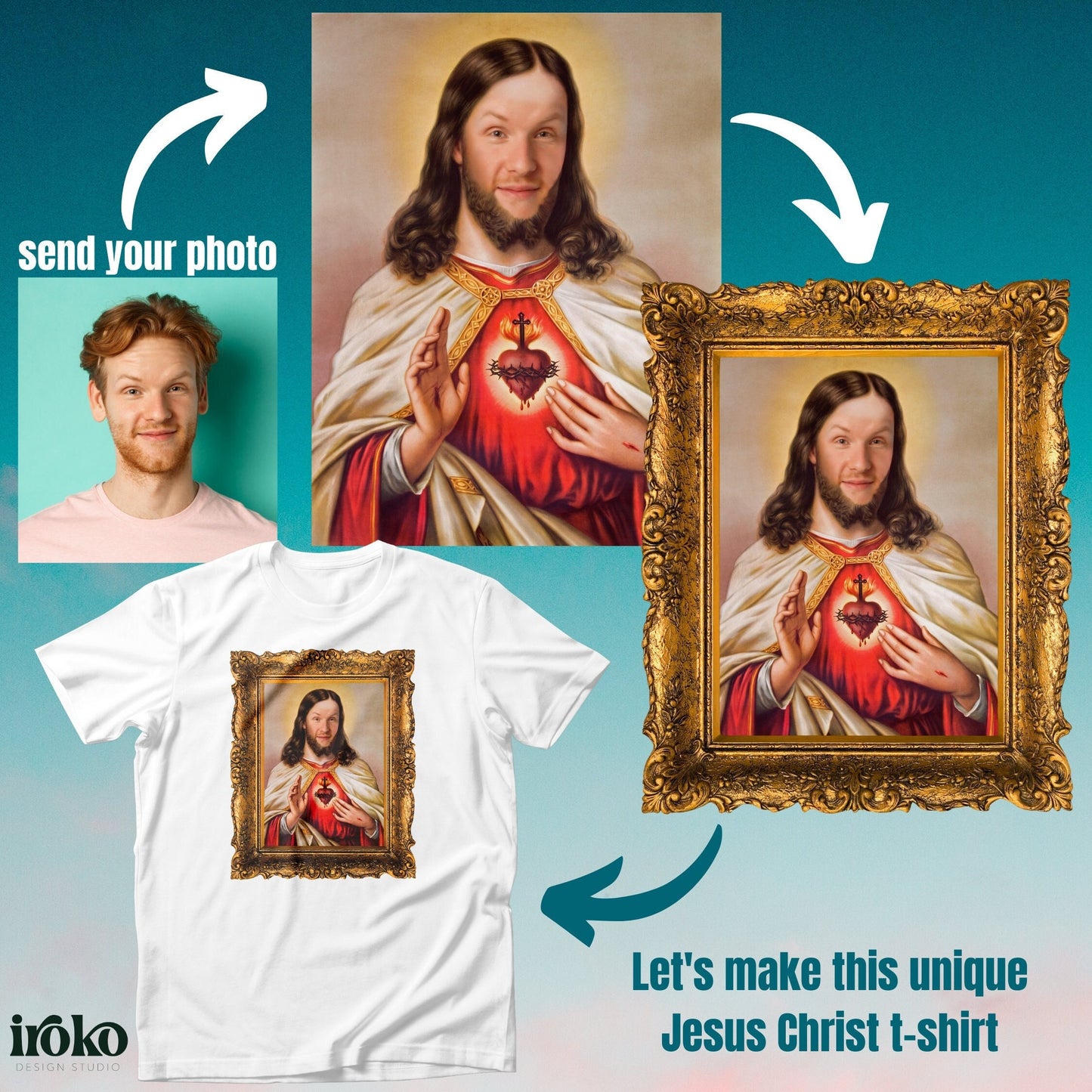 Custom Jesus Christ Tee! Worship in Uniqueness, Religious Dark Humor Shirt, Sarcastic, Christian Essential T shirt, Funny Christian Gift