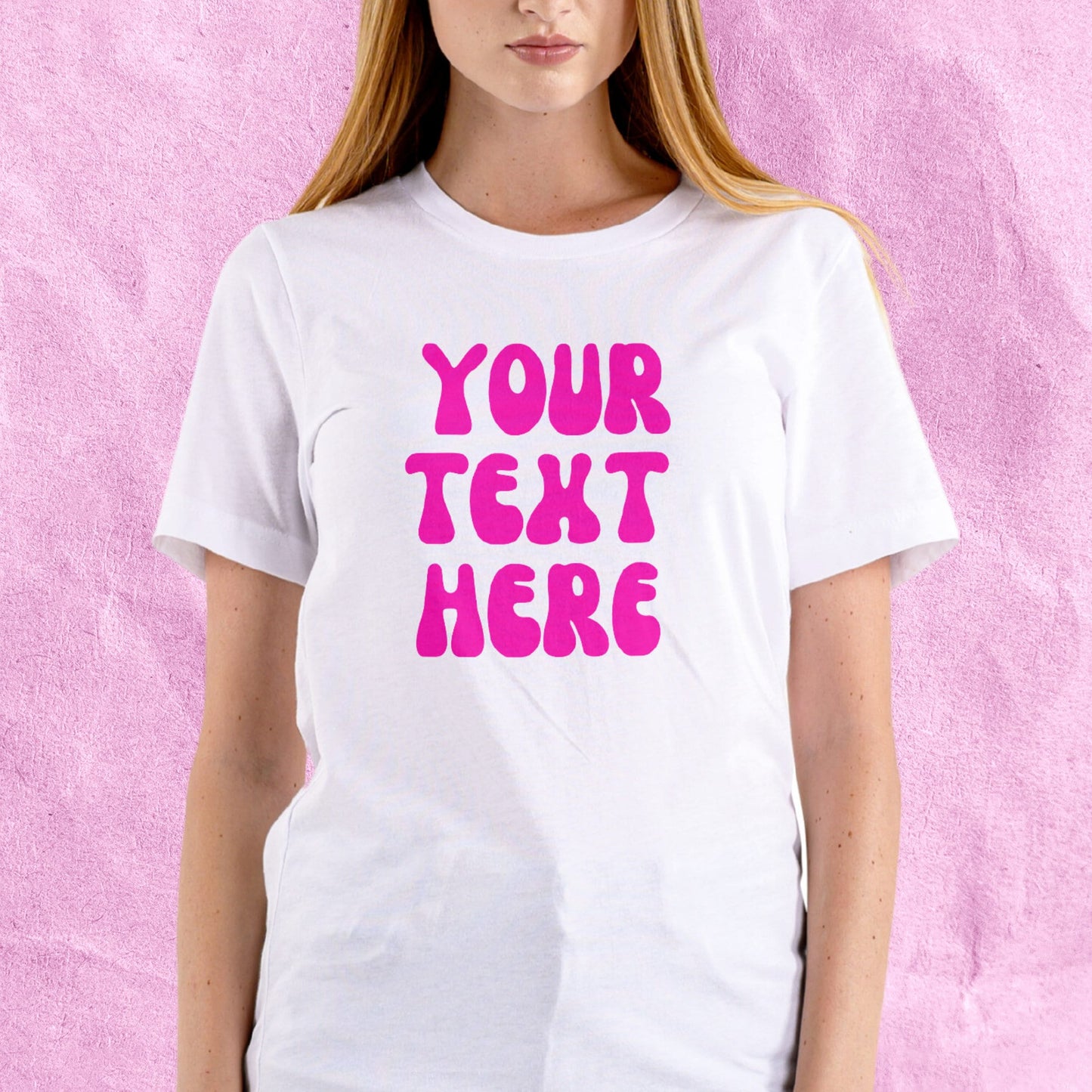 Your Custom Text T-Shirt, Customize Your Own Shirt, Matching Create Your Own Shirts, 20 Font Option Custom Printing Retro y2k Vintage Tee