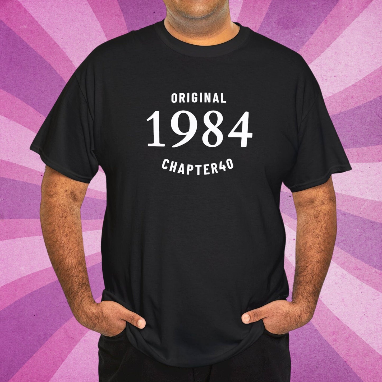 Camisa única para el 40 cumpleaños: regalo ideal para él y para ella | Edición limitada 1984