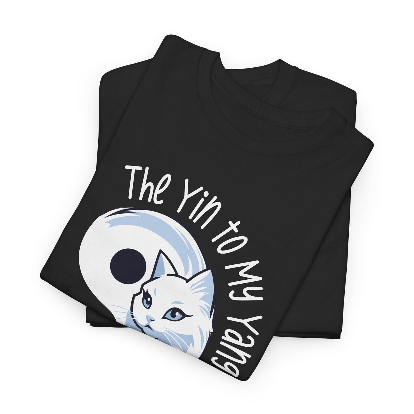 Yin-Yang Matching Shirt, Catlover Couple T-shirt, Cat Yin And Yang, Bestie Matching Shirt, Sweet Kittens Unique Mom and Dad Aesthetic Gift