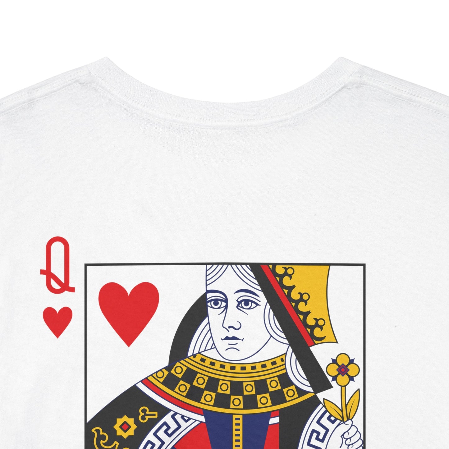 Queen of Hearts King of Hearts Matching Couple T-shirt | Personalized Vintage Poker Tee | Playing Cards Costume Shirt | Funny Couple Gifts