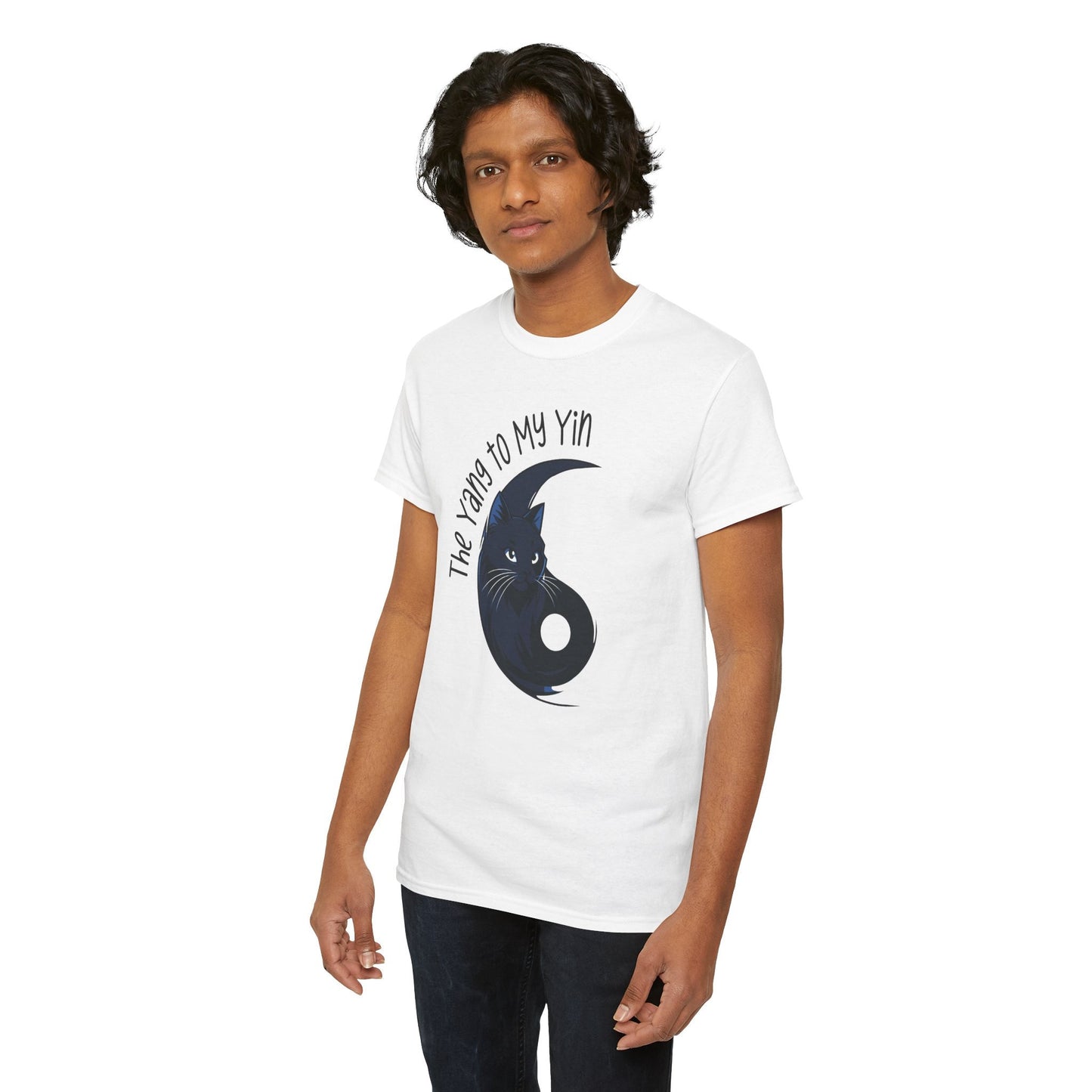 Yin-Yang Matching Shirt, Catlover Couple T-shirt, Cat Yin And Yang, Bestie Matching Shirt, Sweet Kittens Unique Mom and Dad Aesthetic Gift