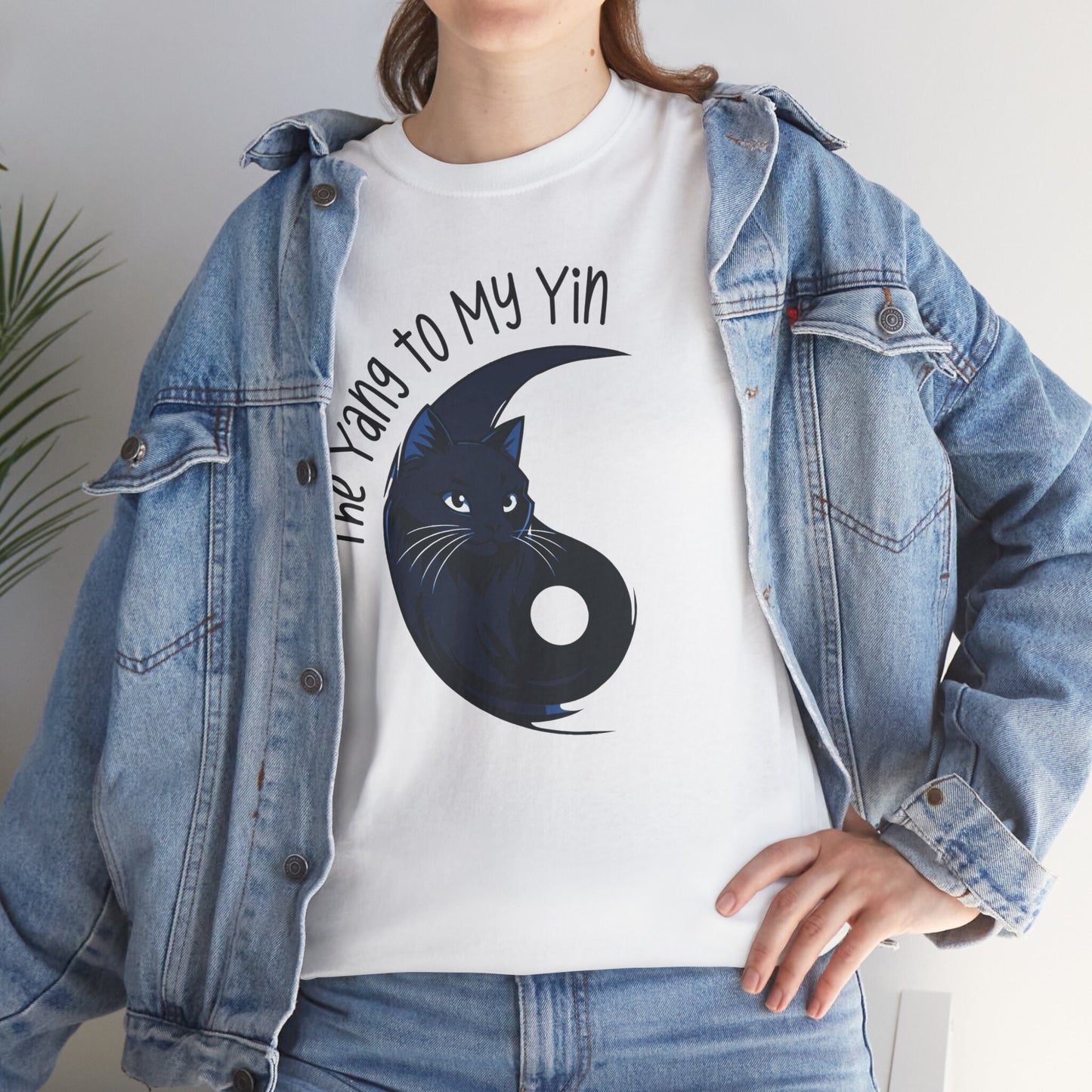 Yin-Yang Matching Shirt, Catlover Couple T-shirt, Cat Yin And Yang, Bestie Matching Shirt, Sweet Kittens Unique Mom and Dad Aesthetic Gift
