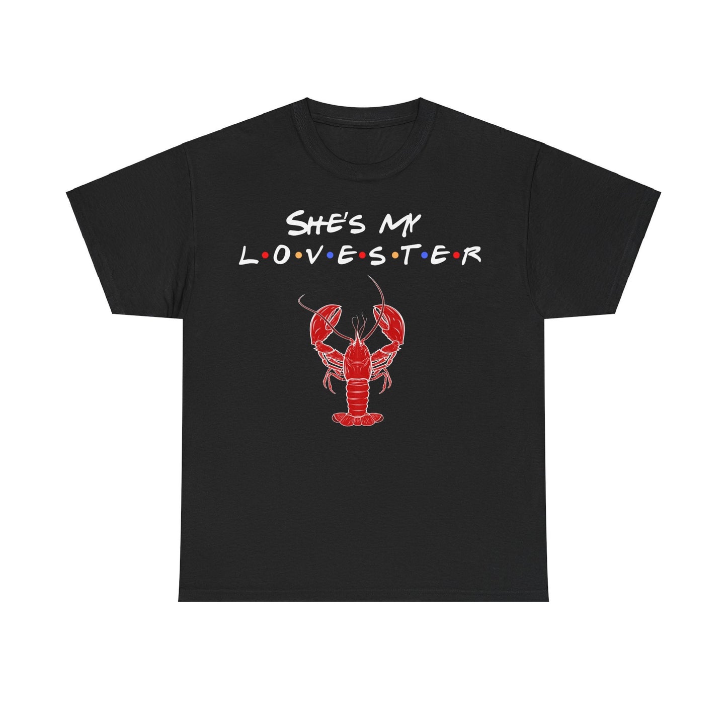 Friends Themed Lovester Couple Shirts, He's/She's My Lobster, Valentine's Honeymoon Gift, His n Hers Matching Shirt, Ross Rachel T-shirt