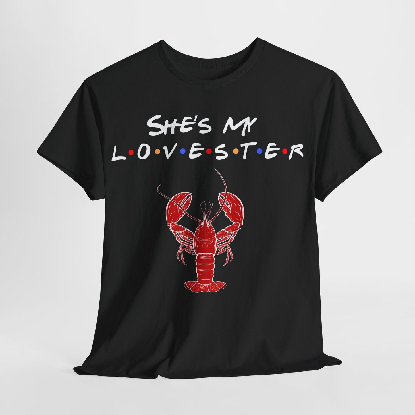Friends Themed Lovester Couple Shirts, He's/She's My Lobster, Valentine's Honeymoon Gift, His n Hers Matching Shirt, Ross Rachel T-shirt