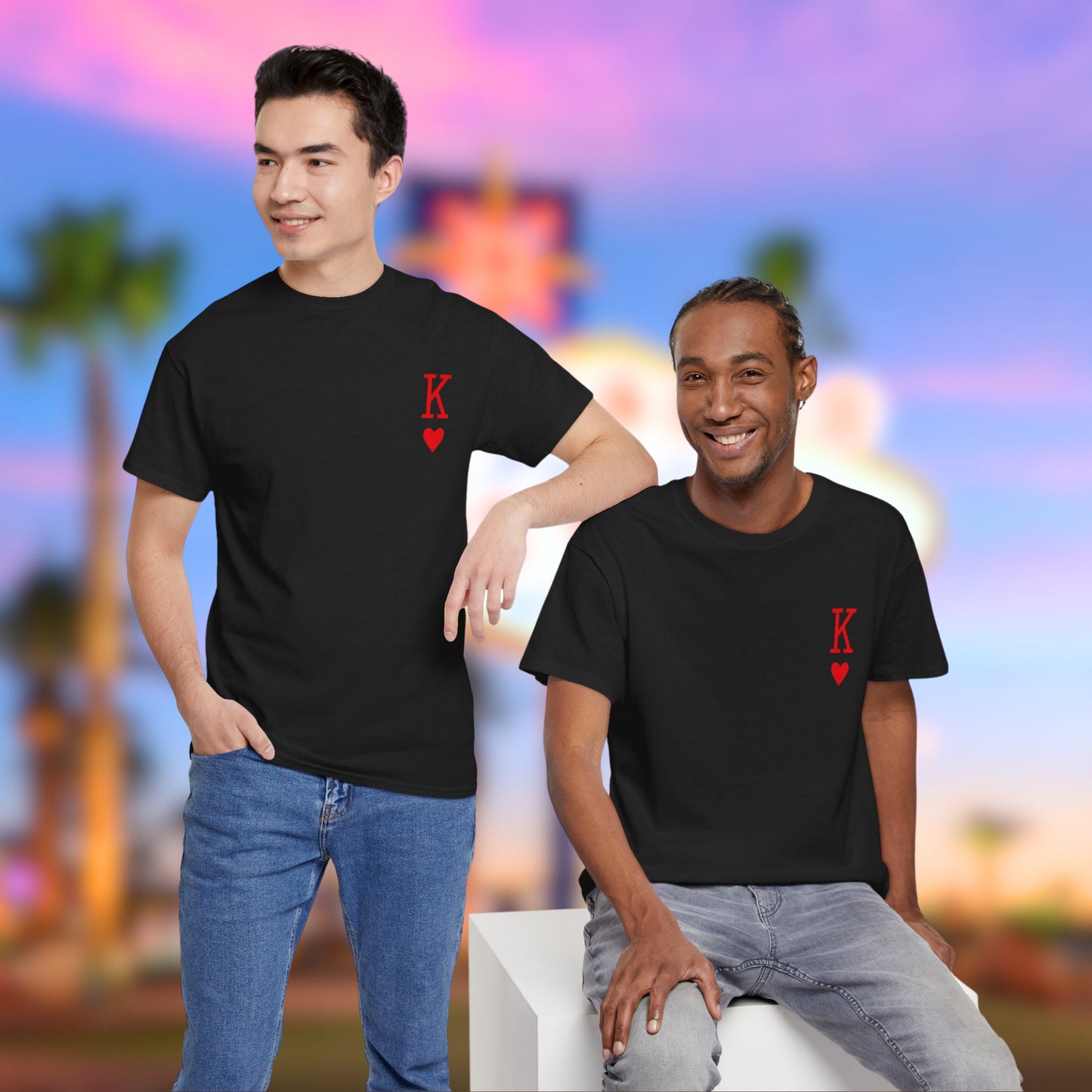valentine heart tee