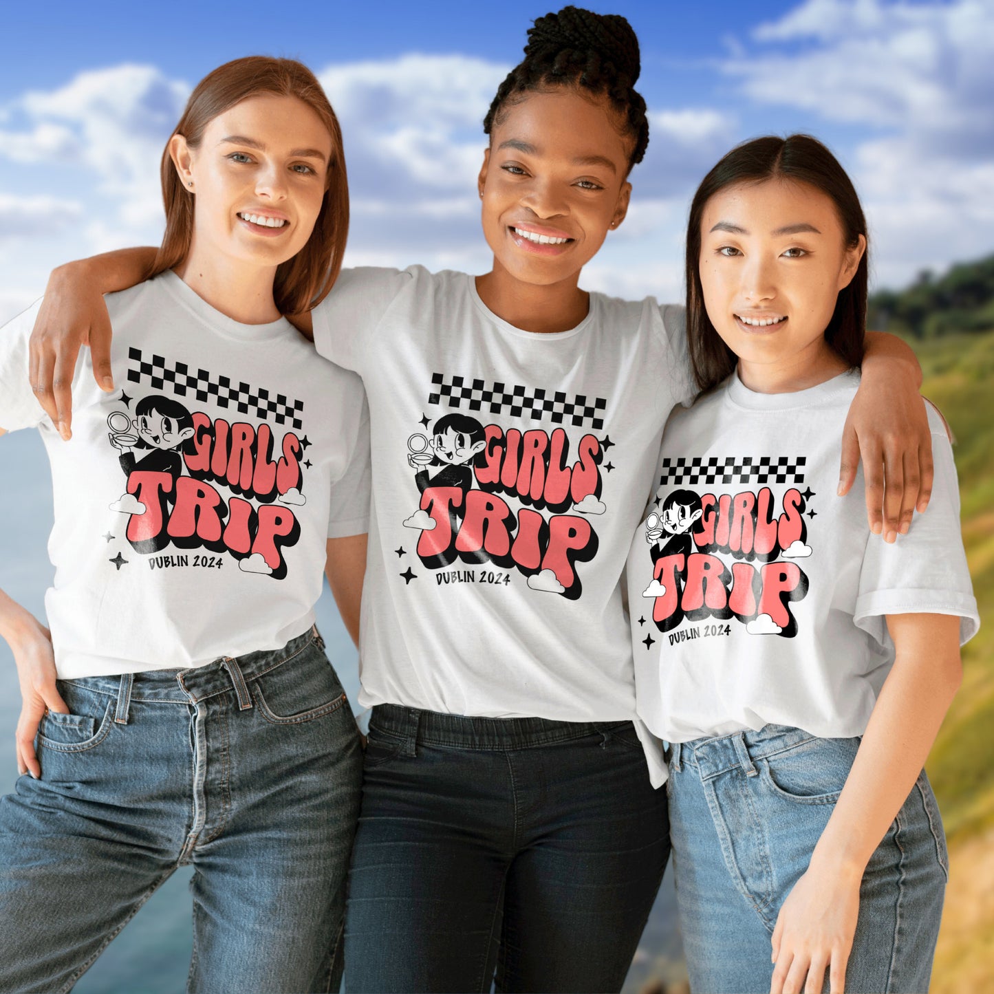 Girls Trip 2024 Shirt, Girls Vacation Shirt, Weekend Trip Shirt, Custom Girls Trip Shirt, Summer Vacation Shirt, Summer Trip Shirt, Trip Tee