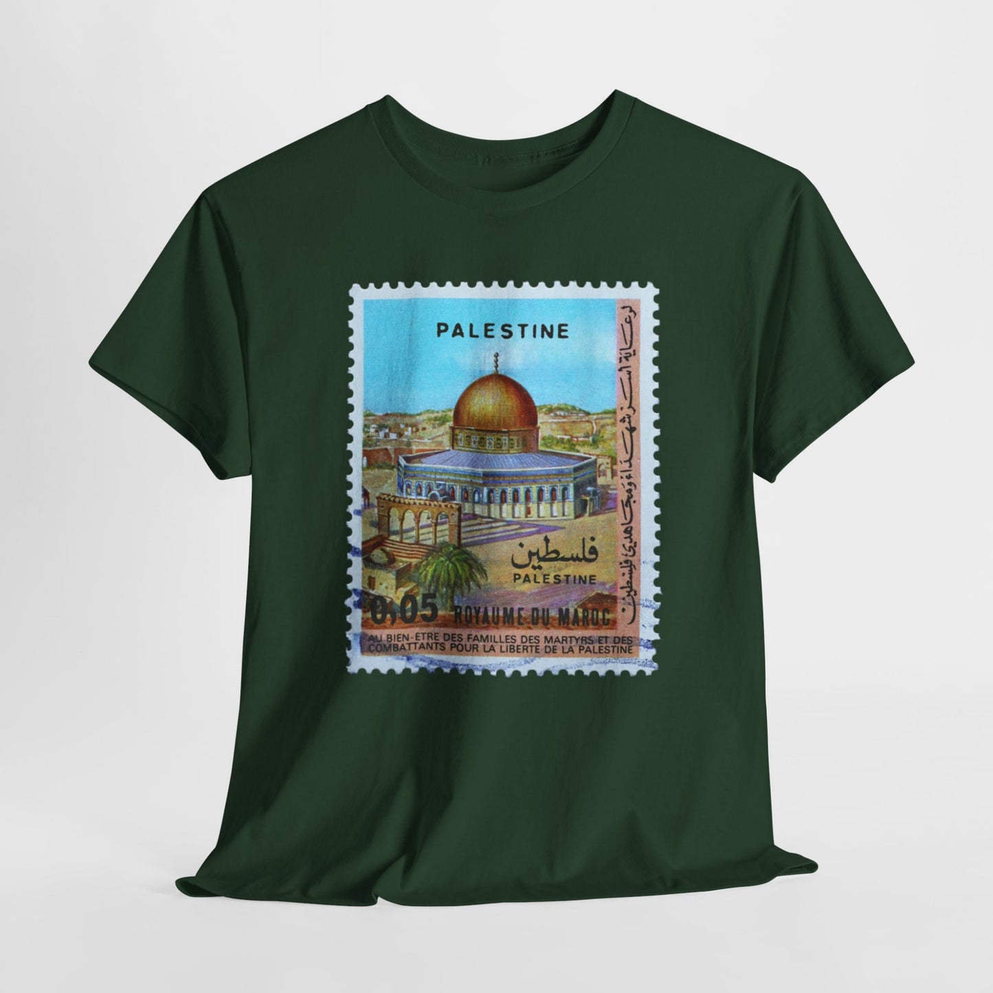 Authentic Vintage Palestinian Postage Stamp Tee: A Symbol of Peace and Resistance
