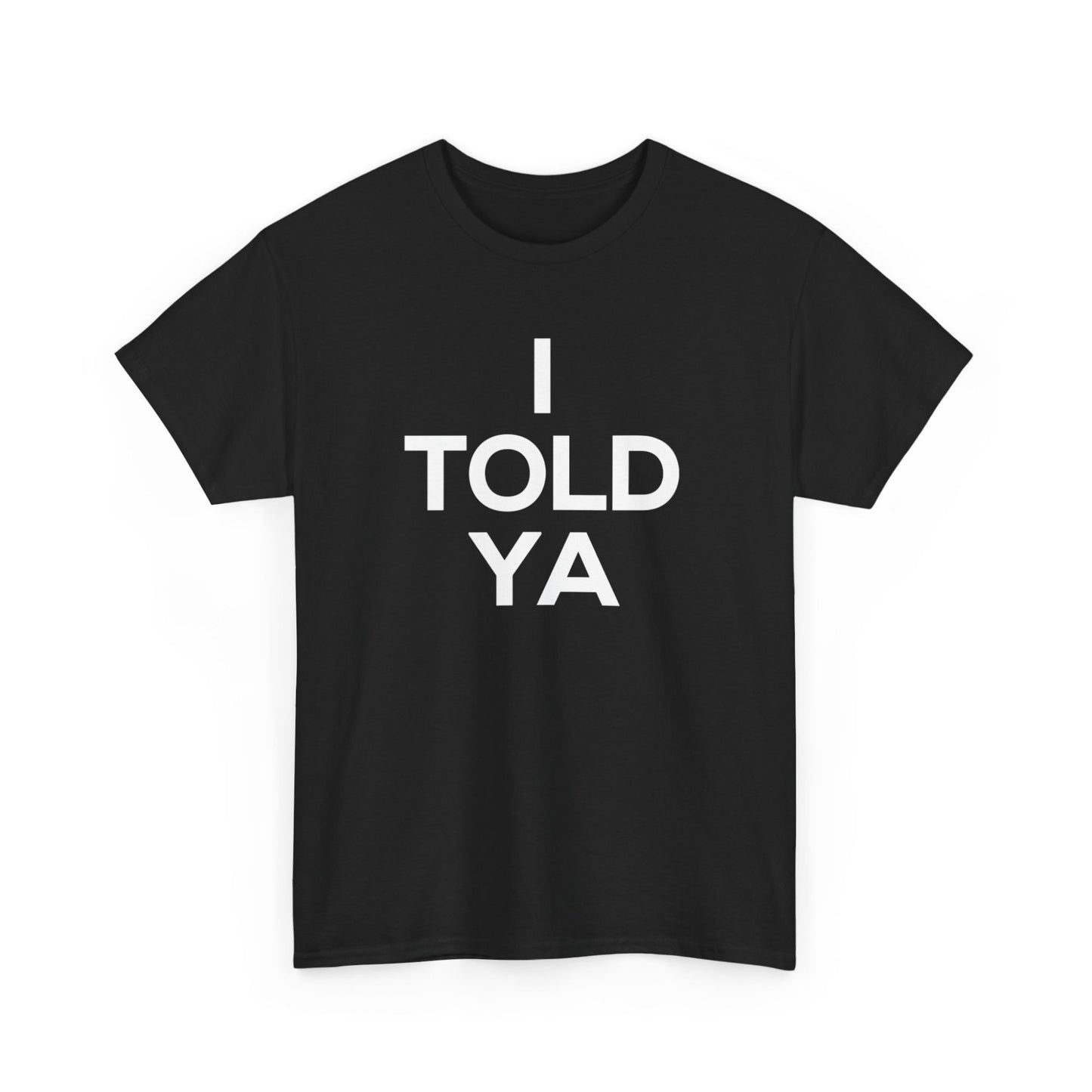 Zen-daya's already iconic "I TOLD YA" T-shirt from the movie Challengers!
