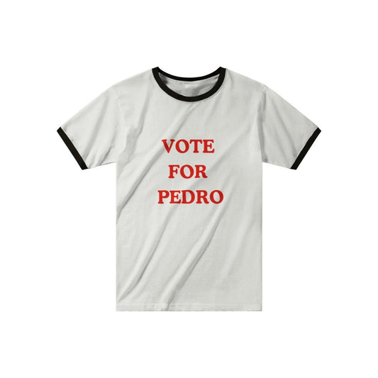 Napoleon Dynamite "Vote for Pedro" Ringer Tee