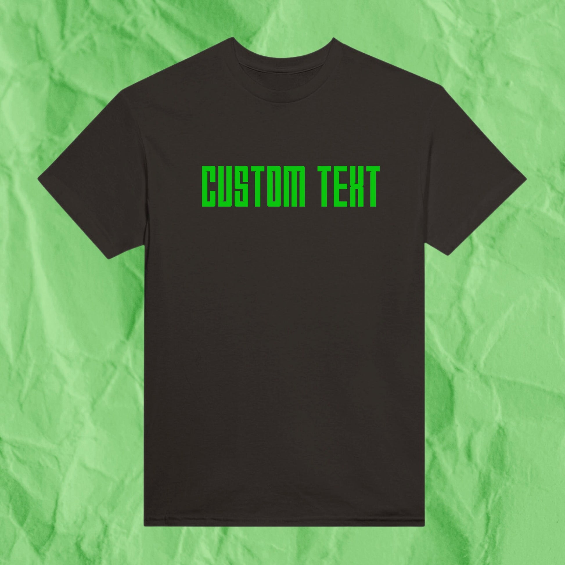 Your Custom Text T-Shirt, Customize Your Own Shirt, Matching Create Your Own Shirts, 20 Font Option Custom Printing Retro y2k Vintage Tee
