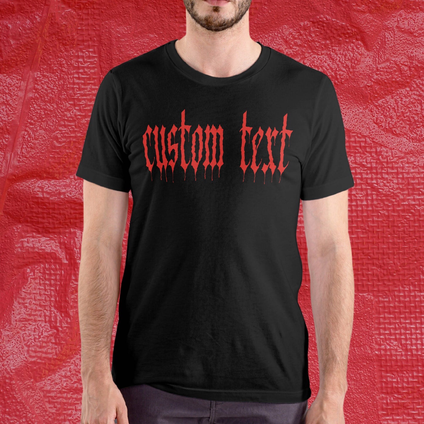 Your Custom Text T-Shirt, Customize Your Own Shirt, Matching Create Your Own Shirts, 20 Font Option Custom Printing Retro y2k Vintage Tee