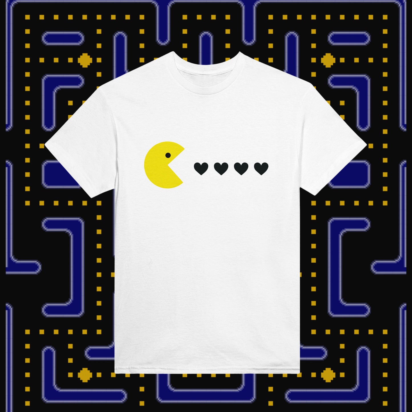 Pac-man Ghost Matching Shirt | Gaming Couple T-shirt