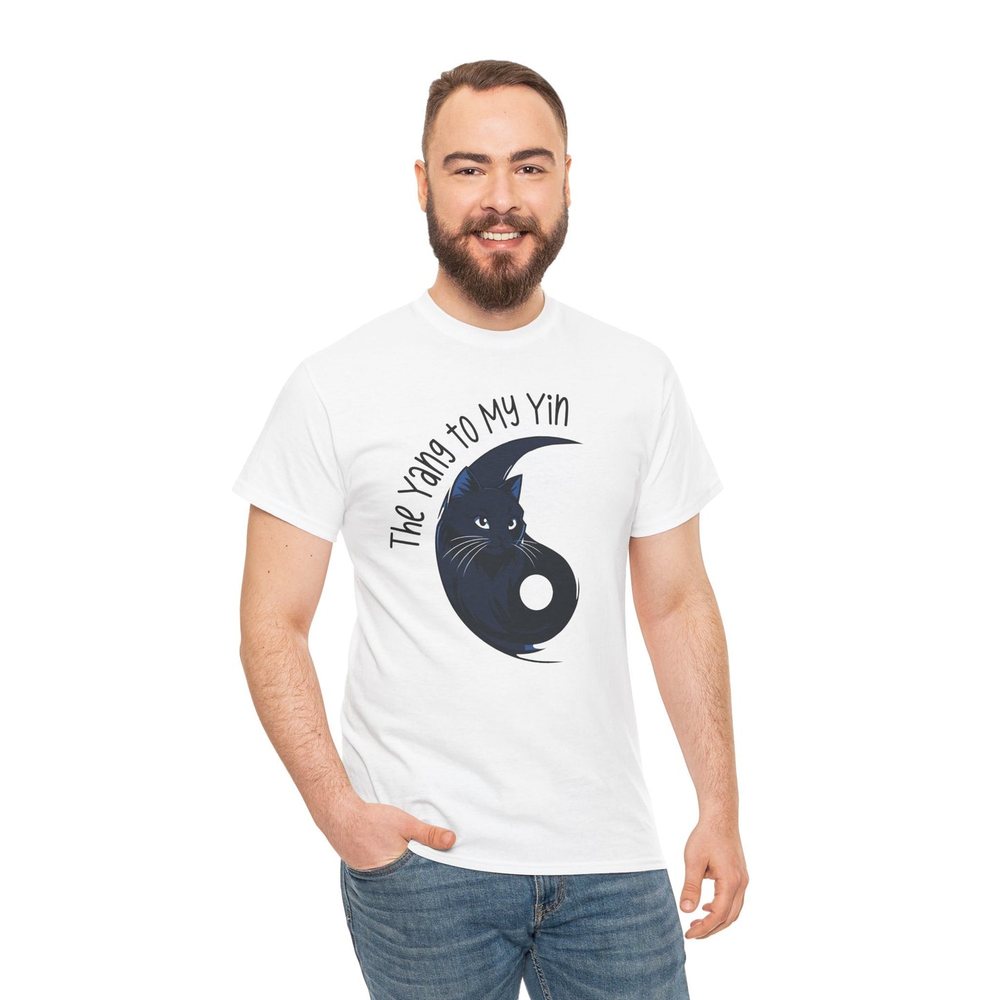 Yin-Yang Matching Shirt, Catlover Couple T-shirt, Cat Yin And Yang, Bestie Matching Shirt, Sweet Kittens Unique Mom and Dad Aesthetic Gift