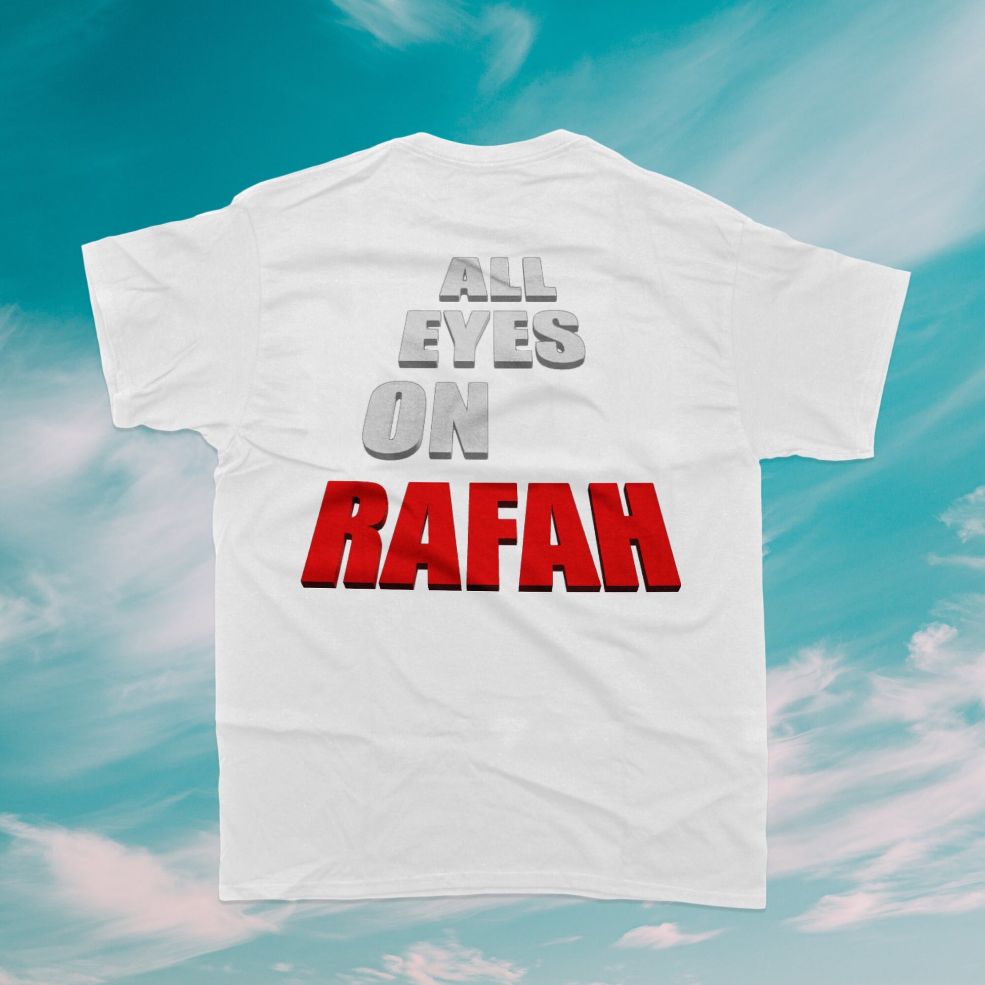 All Eyes On Rafah Shirt, Rafah on Fire Palestinian Tee, Support Palestinians Crewneck, Pro Palestine Protest T-shirt