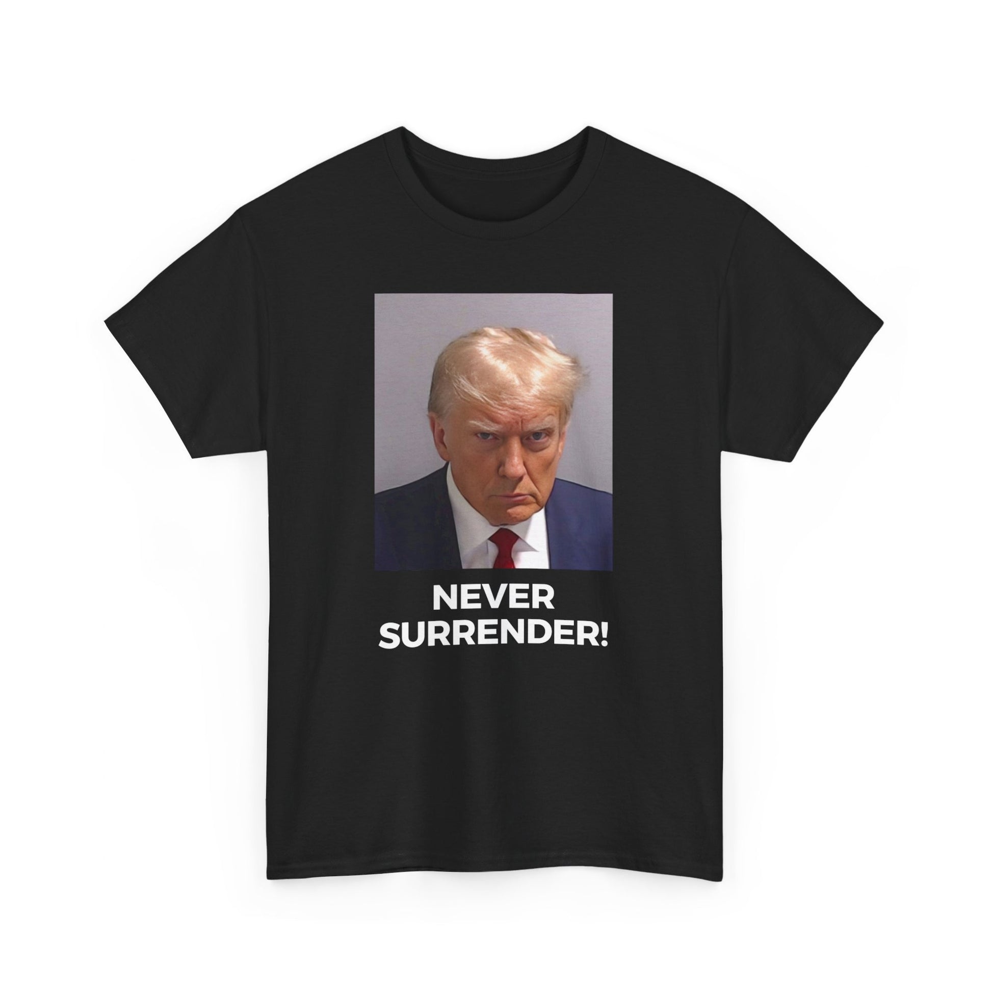 Trump Never Surrender Shirt, DONALD TRUMP Mugshot T shirt | Save America 2024, I'll Be Back Shirt